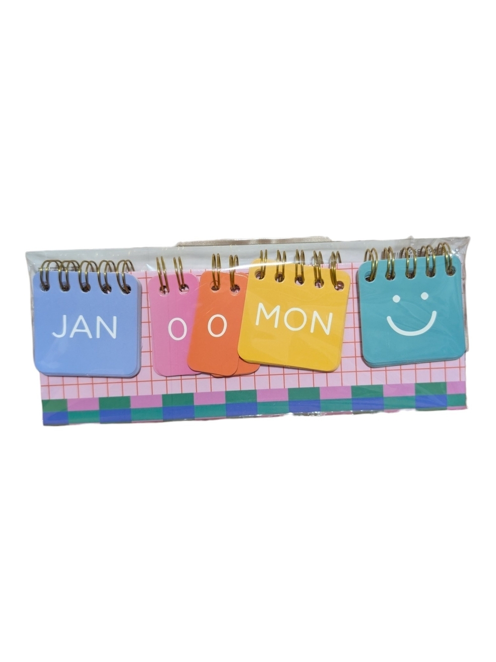 Colorful 2027 Spiral Flip Desk Calendar